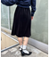 【WHO'S WHO gallery】ベロアスタッズミドルスカート