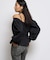 【WHO'S WHO gallery】2WAYオフショルダーパフスリーブブラウス