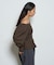 【WHO'S WHO gallery】2WAYオフショルダーパフスリーブブラウス
