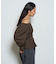 【WHO'S WHO gallery】2WAYオフショルダーパフスリーブブラウス