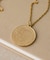 【ear PAPILLONNER】アンティーク風コインネックレス