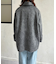 ステンカラーシャギーミドルコート