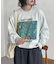 絵画アートスウェットプルオーバー