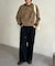 モヘアライク総柄ニットプルオーバー