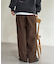 ピグメントツイルワイドタックパンツ