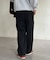 ピグメントツイルワイドタックパンツ