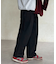 ピグメントツイルワイドタックパンツ