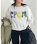 CPCMロゴ刺繍裏毛プルオーバー
