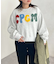 CPCMロゴ刺繍裏毛プルオーバー