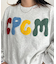 CPCMロゴ刺繍裏毛プルオーバー