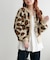 【Discoat】レオパードジャガードニットカーディガン