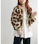 【Discoat】レオパードジャガードニットカーディガン