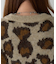 【Discoat】レオパードジャガードニットカーディガン