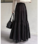 ドットベロアティアードスカート