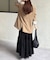 ドットベロアティアードスカート