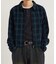 【WHO'S WHO gallery】チェックジップブルゾン