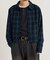 【WHO'S WHO gallery】チェックジップブルゾン