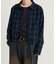 【WHO'S WHO gallery】チェックジップブルゾン