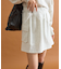 【mystic】ウエストレーススウェットミニスカート