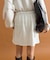 【mystic】ウエストレーススウェットミニスカート