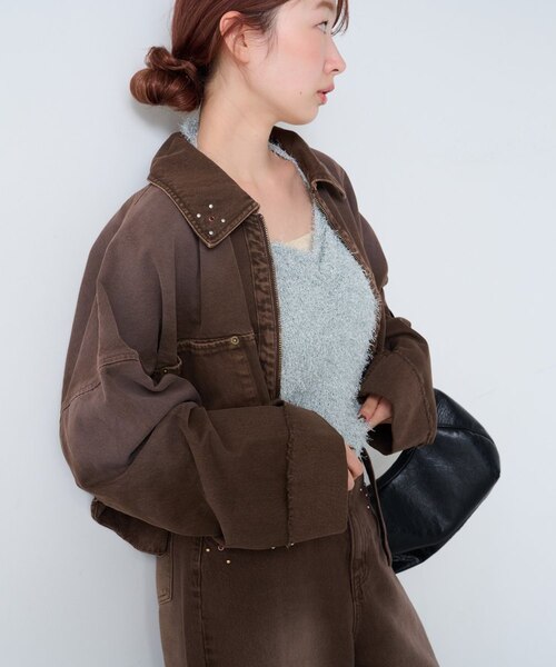 kastane ビジュージャケット Kastane】ビジューデニムジャケット｜パルグループアウトレットの
