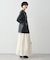 【Loungedress】エンボスフレアスカート