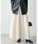 【Loungedress】エンボスフレアスカート