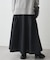 【Loungedress】エンボスフレアスカート