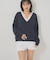 【WHO'S WHO gallery】レースVネックニット