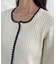 ステッチリブニットカーディガン