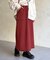 ステッチワッフルナロースカート