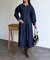 デニム切替ワンピース