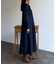 デニム切替ワンピース