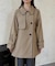 パイピングミドルトレンチコート