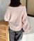 ポコポコヤーンボートネックニット