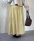 カットプリーツティアードスカート