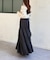 カットプリーツティアードスカート