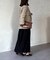 カットプリーツティアードスカート