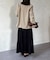 カットプリーツティアードスカート