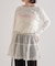 【mystic】シアーレースキャミチュニック