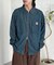 デニムジップシャツ
