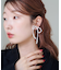 【Kastane】パールリボンイヤリング