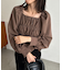【CAPRICIEUX LE'MAGE】スクエアパフブラウス