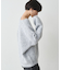 【earthy_】Vネックオーバーニット