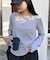 【CIAOPANIC TYPY】韓国っぽホルターネックシアーTEE