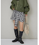 【WHO'S WHO gallery】チェックラップスカート