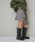 【WHO'S WHO gallery】チェックラップスカート