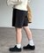 ベルト付きショートパンツ