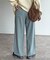 ウエストフリルイージーパンツ