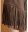 【mystic】フェイクスウェードフリンジスカート